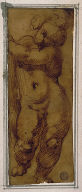 Standing Putto Seen from the Front: Study for the Virgin in Glory with Saints Petronius, Dominic, and Peter Martyr