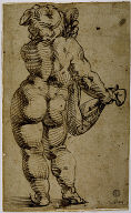 Standing Putto Seen From the Back
