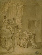 The Infant Hercules Strangling Serpents in His Cradle