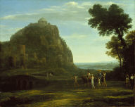 View of Delphi with a Procession