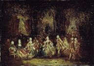 Persons in Louis XV Costumes