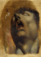 Head of a Damned Soul from Dante's 'Inferno,' Head of a Damned Soul from Dante's 'Inferno' (verso)