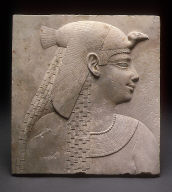 Relief Plaque Showing a Queen or Goddess