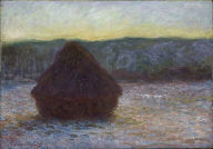 Stack of Wheat (Thaw, Sunset)