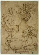 Old Matron and Young Woman