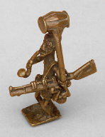 Gold Weight (Man with Powder Keg)