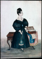 Portrait of Lucinda Warren Goddard.