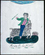 Henry on his Pet Goat