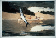 Ouananiche Fishing, Lake St. John, Province of Quebec