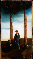 A Hillside Study (Two Trees)