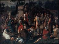Moses and the Israelites after the Miracle of Water from the Rock