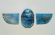 Winged scarab