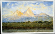 View of The Mythens near Schwyz