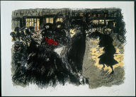 Place, le soir