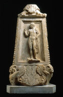 Pedestal of a candelabrum or decorative shaft