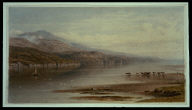 Landscape on the River Mordach, looking towards Barmouth