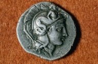 Nommos with head of Athena