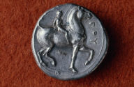 Tetradrachm of Philip II with head of Zeus