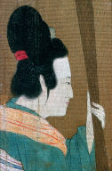 Court Ladies Preparing Newly Woven Silk