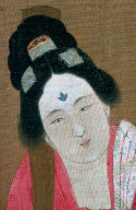 Court Ladies Preparing Newly Woven Silk