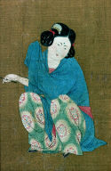 Court Ladies Preparing Newly Woven Silk