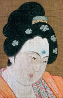Court Ladies Preparing Newly Woven Silk