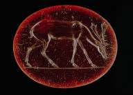 Scarboid intaglio with deer