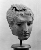 Head of a goddess, perhaps Aphrodite or Artemis