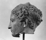 Head of a goddess, perhaps Aphrodite or Artemis