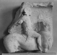 Grave stele of a mounted warrior