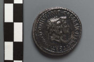 Cistophorus with heads of Anthony and Octavia