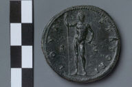 Sestertius with head of Antoninus Pius