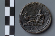 Sestertius with bust of Antoninus Pius