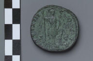 Sestertius with bust of Marcus Aurelius
