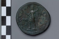 Sestertius with bust of Marcus Aurelius