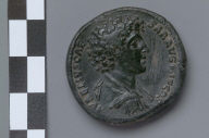 Sestertius with bust of Marcus Aurelius
