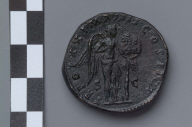 Sestertius with bust of Marcus Aurelius