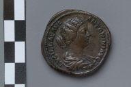 Sestertius with bust of Lucilla