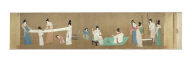 Court Ladies Preparing Newly Woven Silk