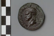 Dupondius with head of Agrippa