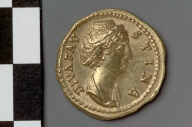 Aureus with bust of Faustina I