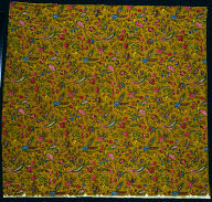 Strip of Woodblock Printed Cotton