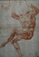 Study for the Nude Youth over the Prophet Daniel