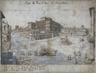 Prospetto della Piazza di Sforsa, hoggi Piazza Baberina