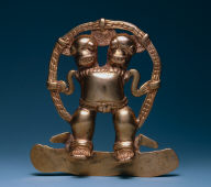Double-Headed Figure Pendant