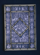 Front Cover of a Gospel Book with Scenes from the Infancy of Christ and Bearing the Arms of Cardinal Jean La Balue (1421-1491)