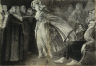 Woman Standing Among the Friars