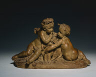 Putti Representing Earth and Water