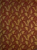 Silk Curtain Fabric Depicting Tropical Vegetation