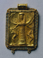 Daedalic Pendant with Potnia Theron ("Mistress of Animals")